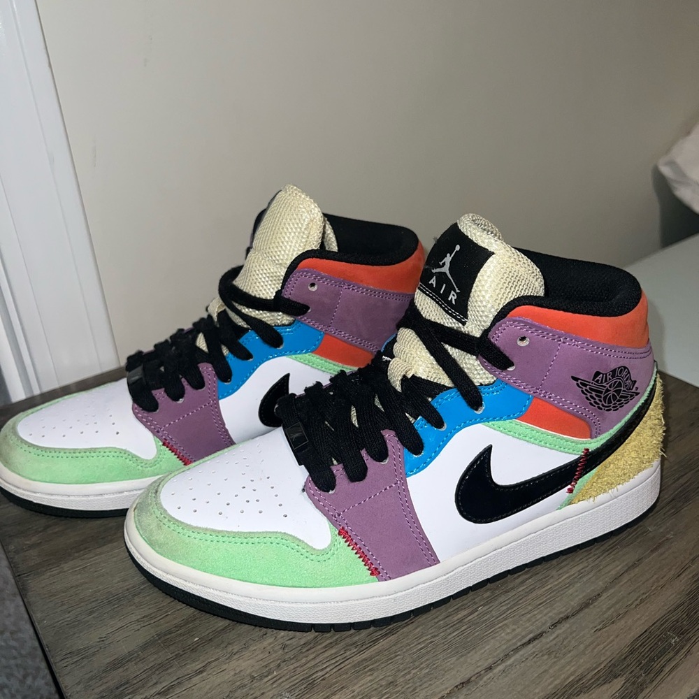 Nike Women’s Multicolor Air Jordan 1s Size 8